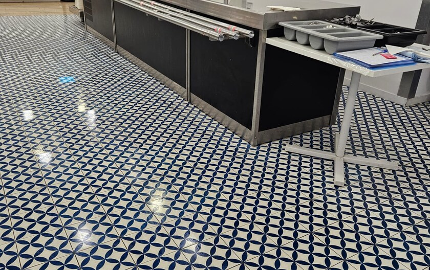Nettoyage de zone de restauration